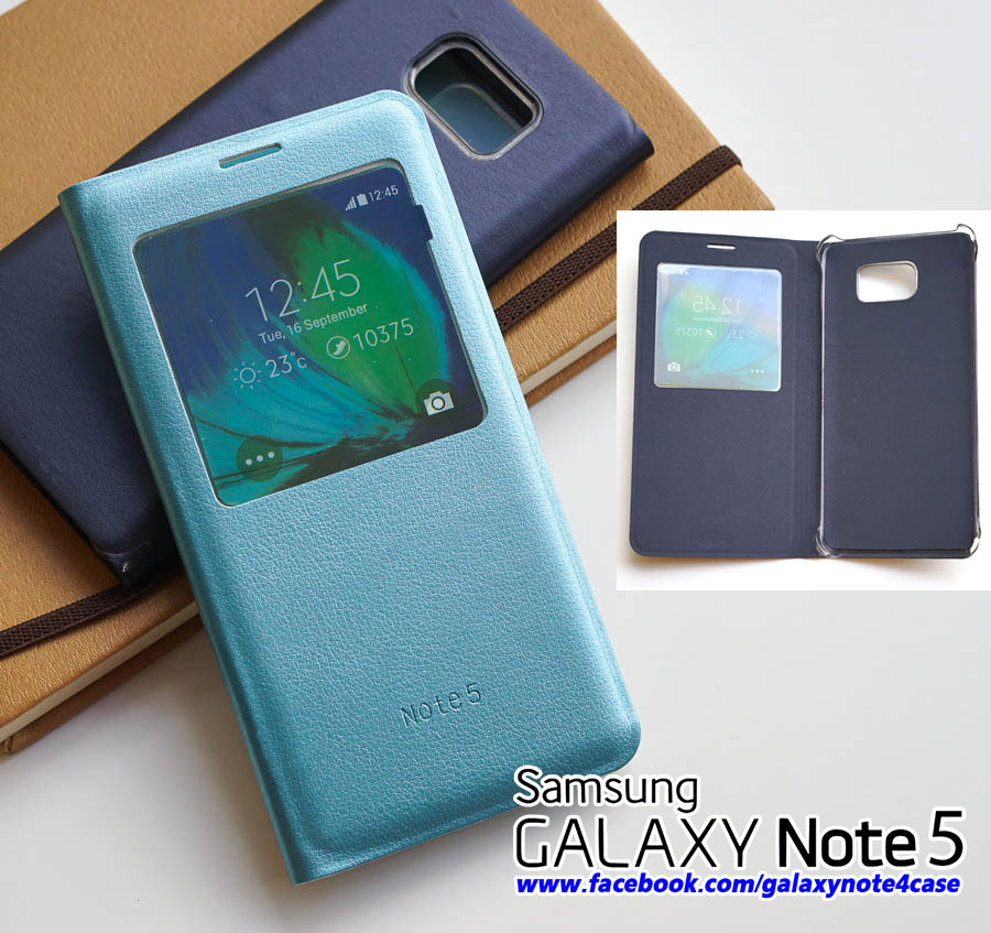 เคส Galaxy Note 5 flip cover S-view