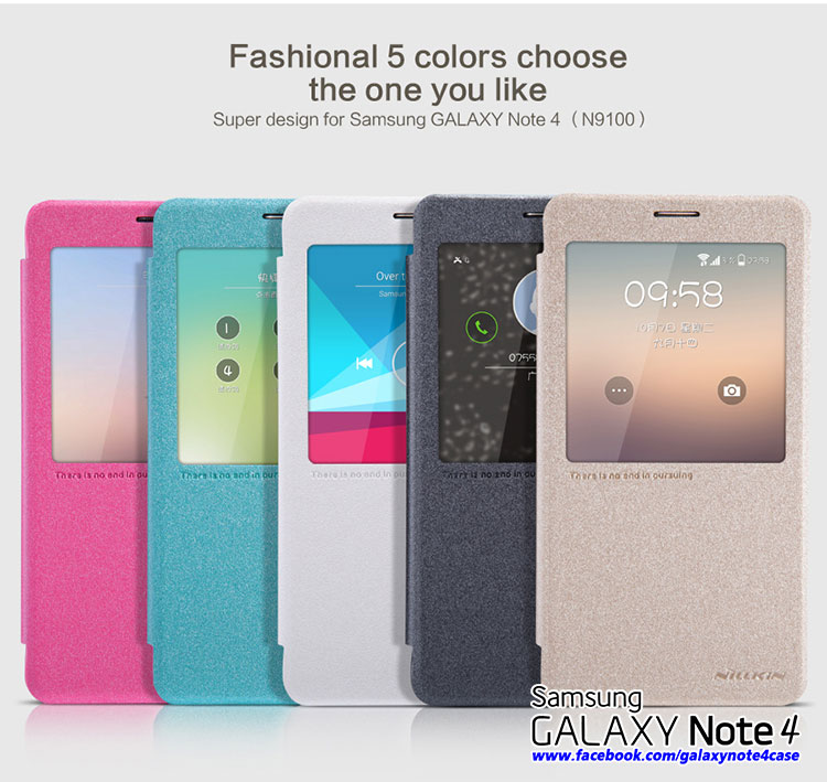 เคส Galaxy Note4 Nillkin Sparkle Leather Case