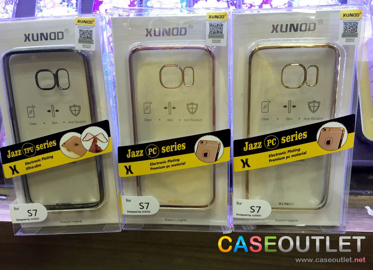 เคส Galaxy S7 ใส ขอบโครเมียม XUNDO รุ่น Jazz series