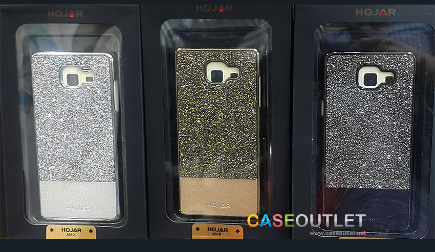 เคส Galaxy A5 2016 ประดับ หนัง และ เพชร เกร็ดทอง Hojar