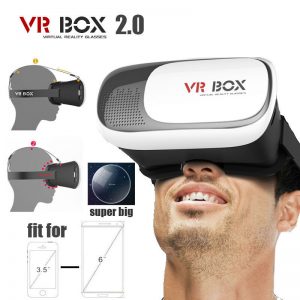 VR Box VR02 3D แว่นตาดูหนัง 3D อัจฉริยะ สำหรับโทรศัพท์สมาร์ทโฟนทุกรุ่น