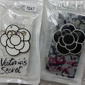 เคส Iphone7 / Iphone7 Plus TPU ใส Victoria Secret ดอกไม้ กระจก