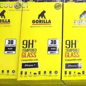 ฟิล์มกระจก กระจกนิรภัย Iphone7 / Iphone7 Plus Gorilla New 3D คลุมขอบจอ เต็มจอ
