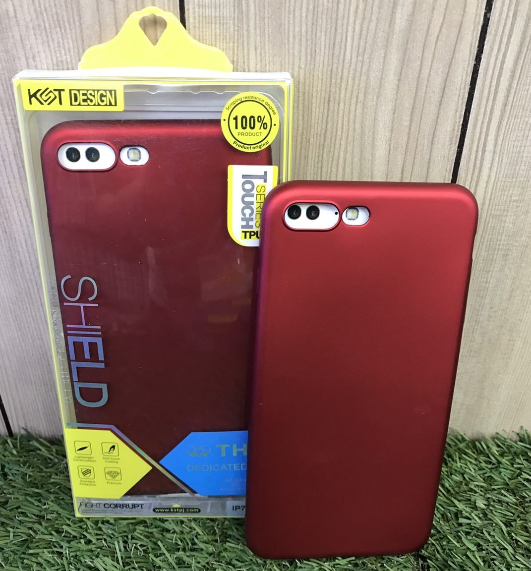 เคส TPU สีแดงเมทาลิค iphone7, 7+