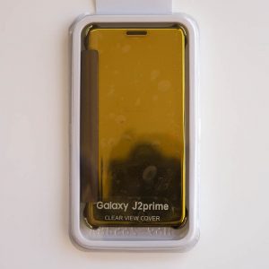 เคส Galaxy J2 Prime ฝาใส ผิวกระจก Flip Clear View Cover
