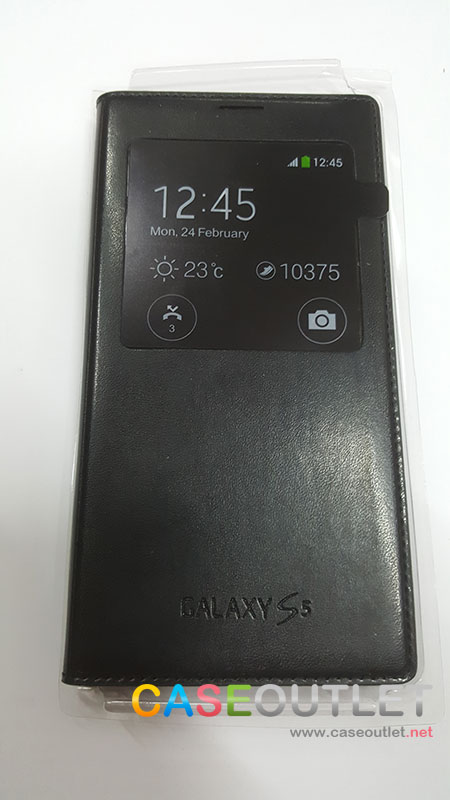 เคส Galaxy S5 Flip cover หนัง เปลี่ยนใส่แทนฝาหลัง