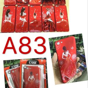 เคส Oppo A83 Tpu นิ่ม สีแดงลายผู้หญิง