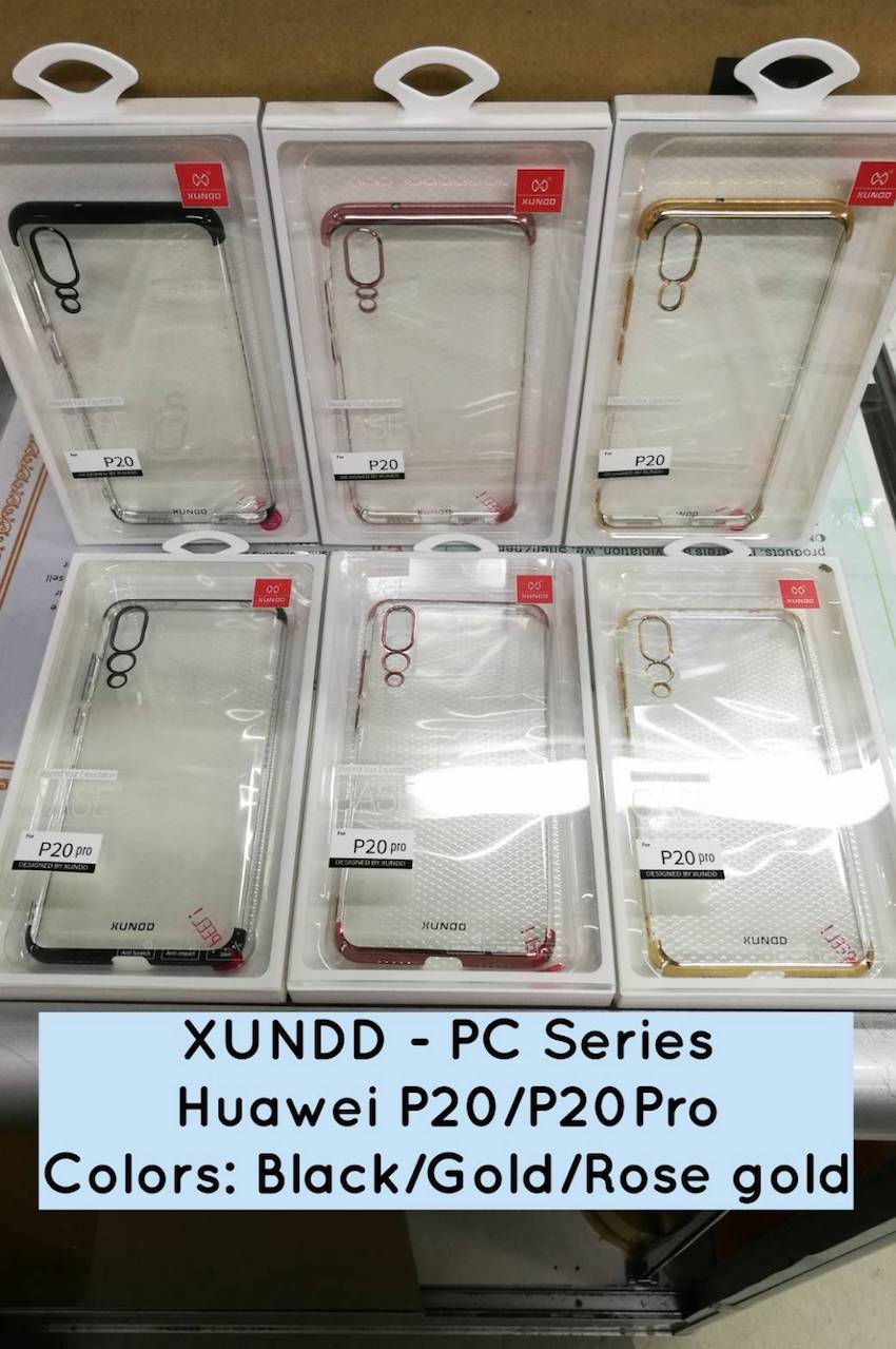 Huawei P20/ P20 Pro เคสแข็งใส ขอบสีโครเมียม Xundd Jazz PC Series