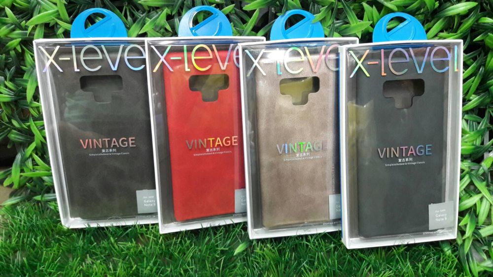 เคส Note 9 X-level vintage PU หนังฟอก