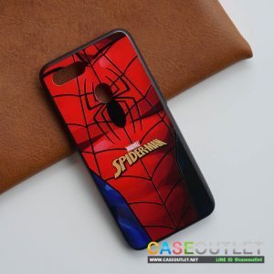 เคส Oppo F9 ขอบยาง สกรีนลาย Spiderman Marvel