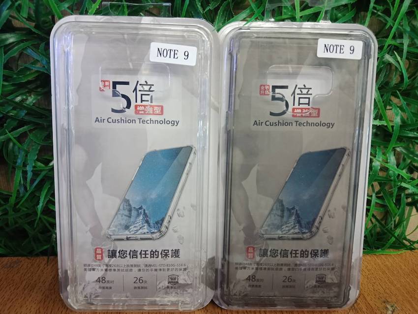 เคส Note9 TPU ใส งานกล่อง มี 2 สี ได้แก่ สีใส กับ ดำใส