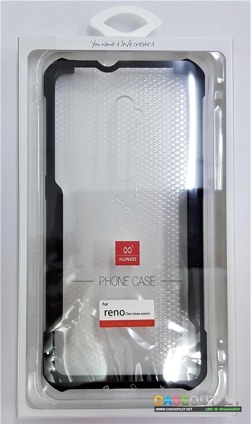 เคส Oppo Reno10x zoom reno 10x Xundd beatle series ของแท้ หลังใส ขอบยาง กันกระแทก