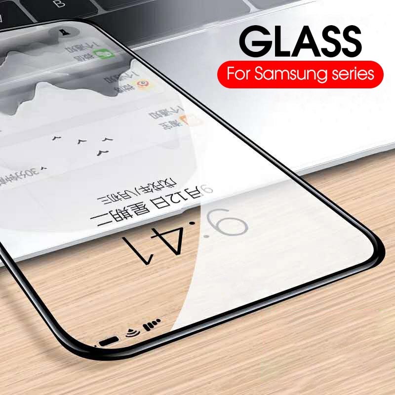 ฟิล์มกระจกเต็มจอ Galaxy A80 นิรภัยเต็มจอ กระจกนิรภัย กาวเต็มแผ่น Full Glue 3D 9H