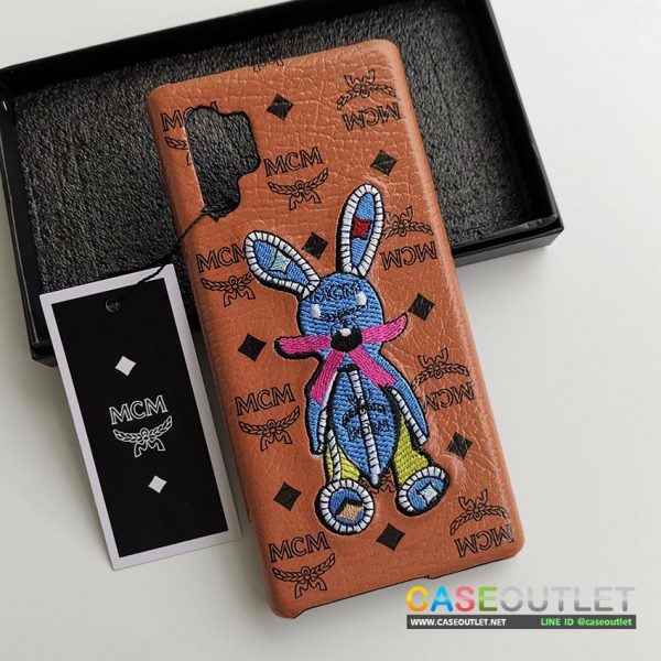 เคส Galaxy Note10+ | Note10 MCM กระต่าย เคสหนัง ปักลาย สวย หรู