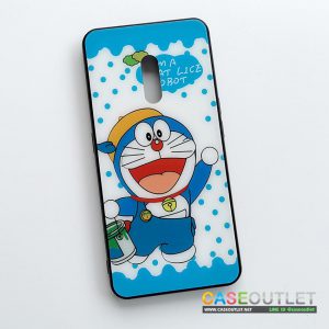 เคส Oppo K3 Doraemon โดเรมอน หลังกระจก ขอบยาง