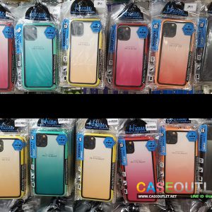 เคส  Iphone11 | 11pro | 11pro Max  หลังใสไล่สี ขอบสี
