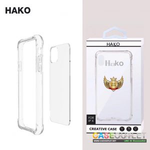 เคส Iphone11 | Iphone 11 Pro Max Hako หลังใสแข็ง ขอบยาง ขอบใส Hybrid กันกระแทก
