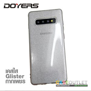 เคส Galaxy Note10 | Note10+ TPU ใส Glister กากเพชร Doyers แท้
