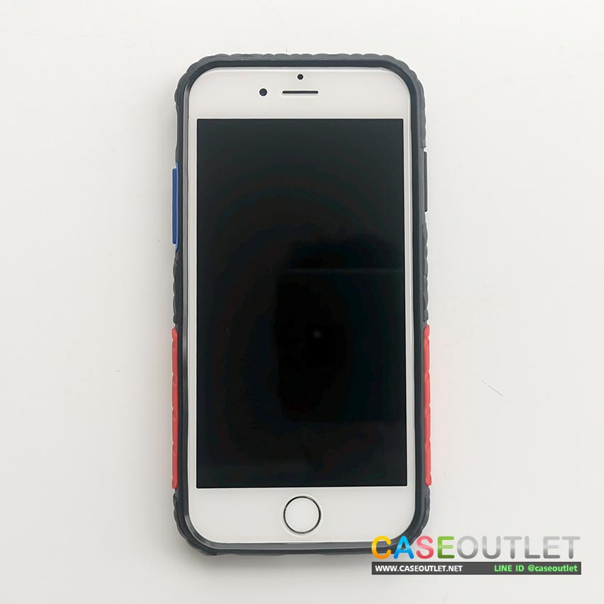 เคส IPhone6 | Iphone7 | iphone8 หลังใส ขอบยาง Hybrid กันกระแทก NMD