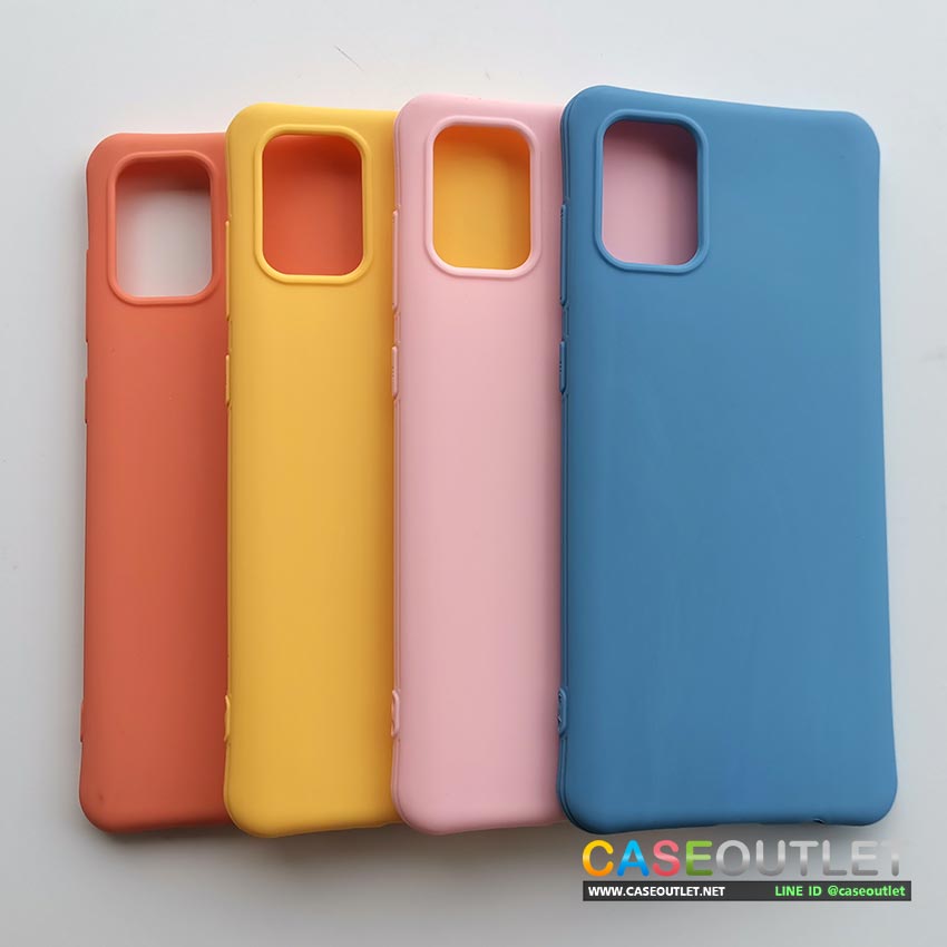 เคส Samsung Galaxy A51 | A71 TPU ผิวด้าน สีพาสเทล สีสดใส Summer ใส่บาง
