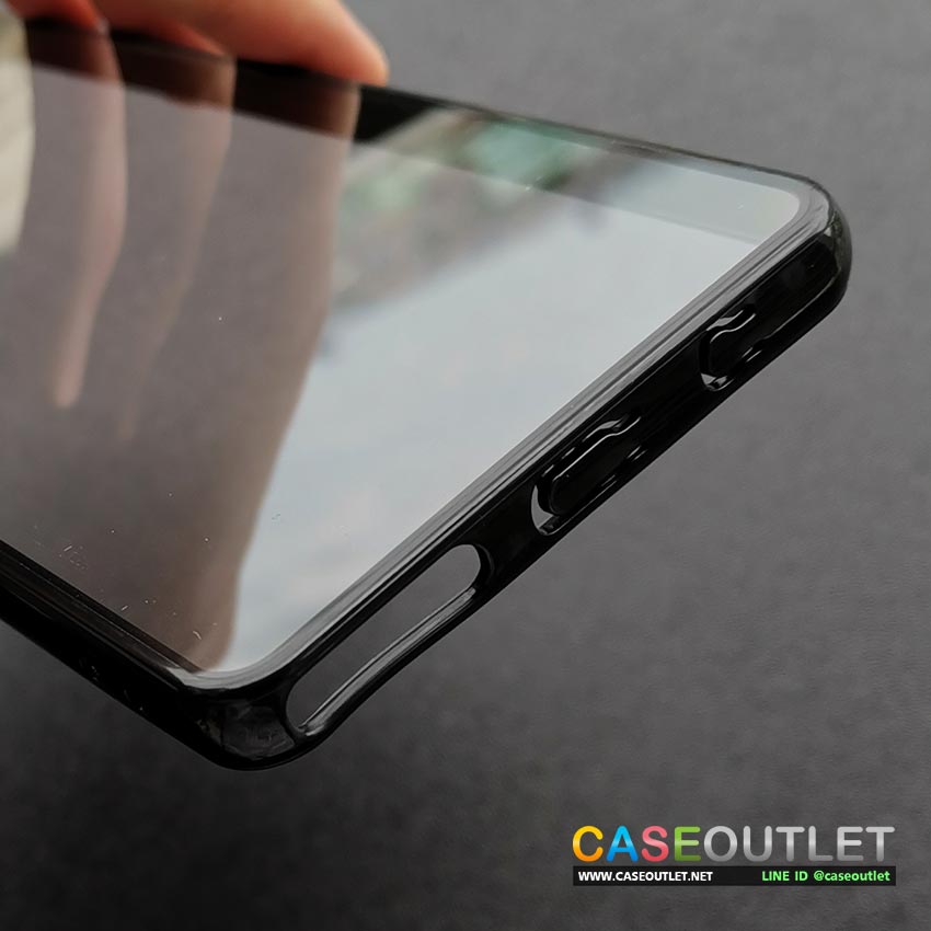 เคส Samsung Galaxy A71 | A51 ขอบสี เป็นเคสแข็งใส ขอบยาง