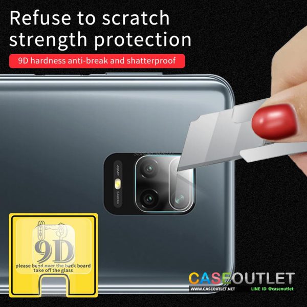 ฟิล์มกระจกกล้อง Xiaomi Redmi Note9s | Note9 pro | redmi9 ฟิล์มกล้อง นิรภัย 9H กันแตก กันรอยกระจกกล้อง