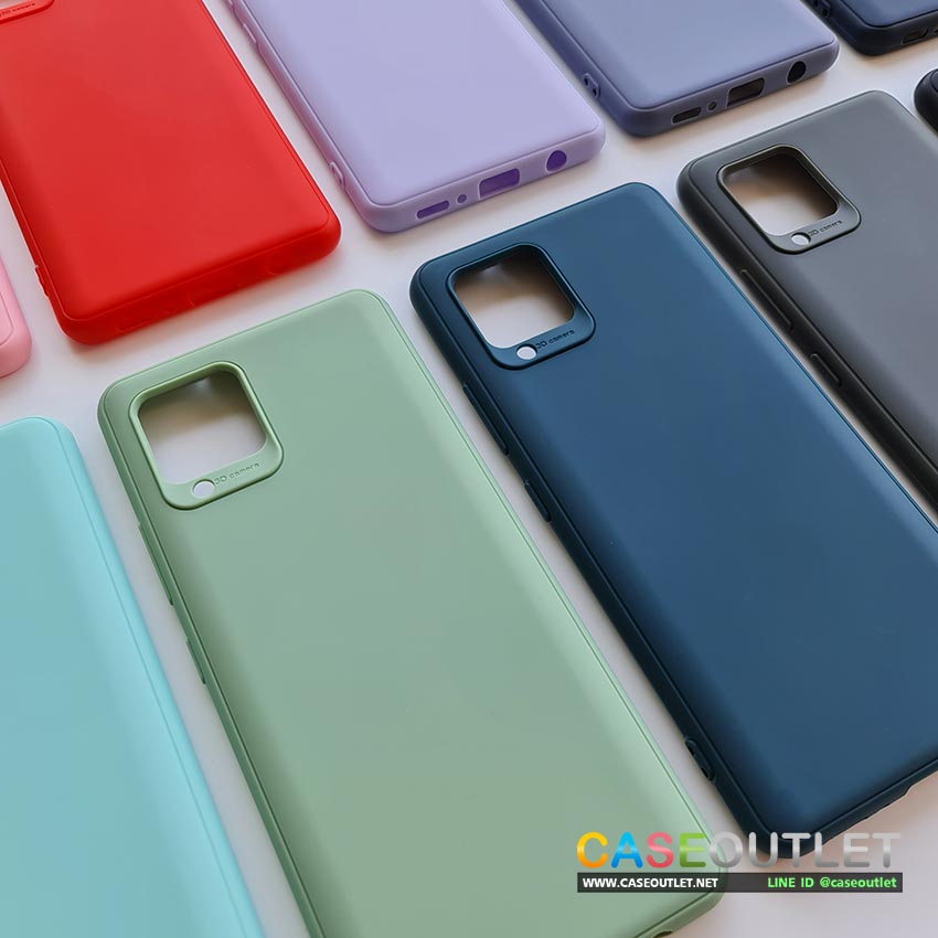 เคส Samsung Galaxy A42 5G มาใหม่ TPU สีพาสเทล สีด้าน สีพื้น ใส่บาง ลดรอยนิ้ว