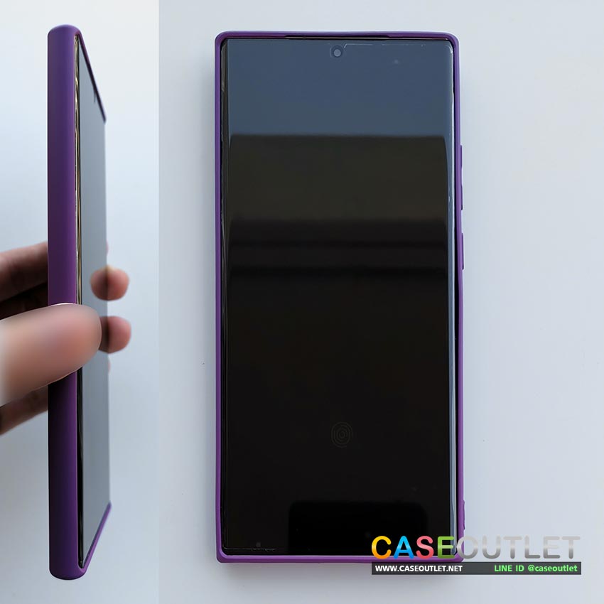 เคส Samsung Galaxy Note20 Ultra เคสสีพื้น สีๆ ซิลิโคน ยางพารา นิ่ม กำมะหยี่ สักหลาด Silicone jel