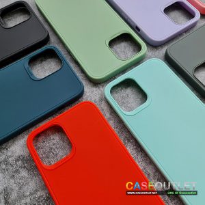 เคส IPhone12 | Iphone12 Pro Max | Mini TPU นิ่ม สีพาสเทล ชิลิโคน นิ่ม เสริมขอบกล้อง ผิวด้าน ไม่เป็นรอยนิ้ว บาง เบา สวย
