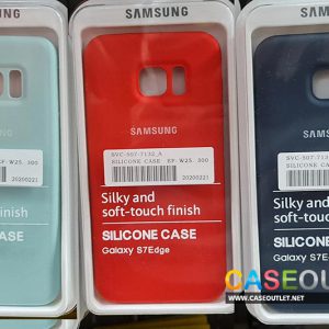 เคส  Samsung Galaxy S7edge เคสสีพื้น สีๆ ซิลิโคน ยางพารา นิ่ม กำมะหยี่ Silicone Jel