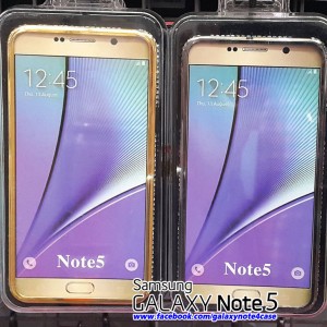 เคส Galaxy Note5 Bumper ขอบ ฝังเพชร Shengo