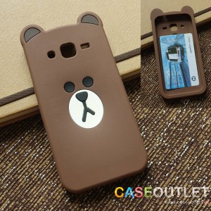 เคส Galaxy J2 ชิลิโคน หมี บราวน์ Brown