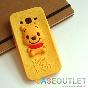 เคส Galaxy J2 หมีพู Pooh ซิลิโคน 3D