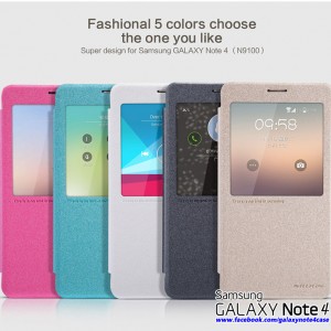 เคส Galaxy Note4 Nillkin Sparkle Leather Case