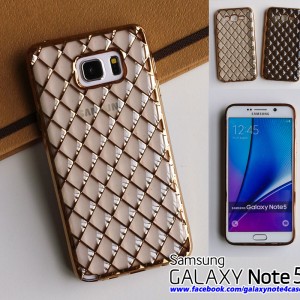 เคส Galaxy Note5 TPU เส้นทอง ลายนูนตัด