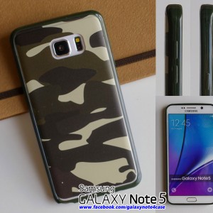 เคสใส Note5 สกรีนลายพราง ทหาร ขอบยาง