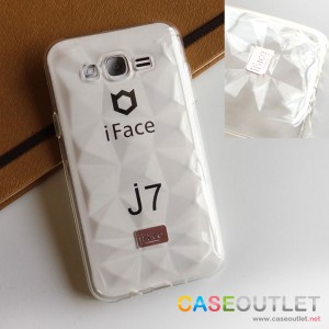 เคส Galaxy J7 Tpu ใส ผิวเหลี่ยมเพชร Iface