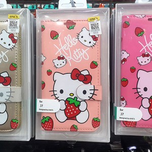 เคส Galaxy J7 Kitty คิตตี้ ฝาพับ