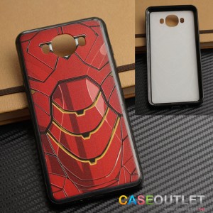 เคส Galaxy J7 / J7 2016 พลาสติก ขอบยาง ลาย Iron Man ไอรอนแมน