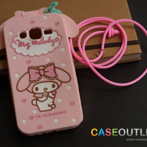 เคส Galaxy J2 My Melody ซิลิโคน พร้อมสายห้อย