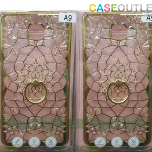 เคส Galaxy A9 Pro TPU ฝังเพชร แหวน ตั้งได้ กราฟฟิก หรู