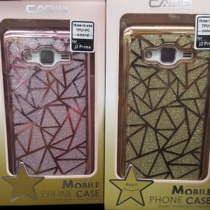 เคส Galaxy J2 Prime  TPU ผิวแก้ว กากเพชร