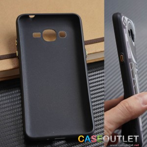 เคส J2 Prime TPU ลาย วินเทจ นูน ปุ่มทอง