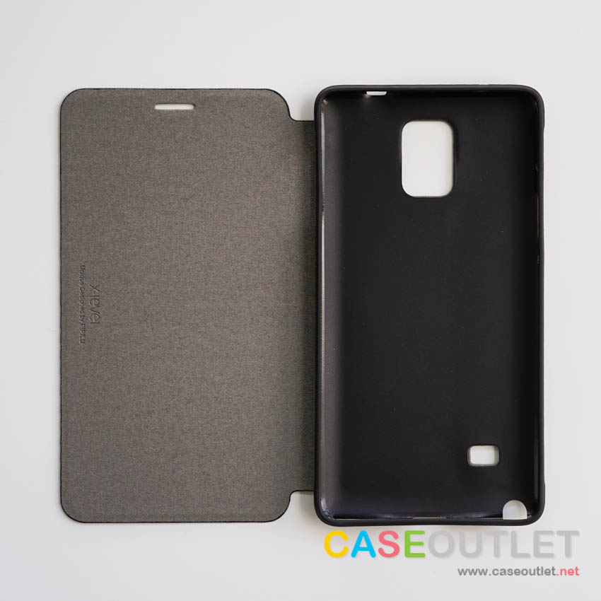 เคส Note4 Fibcolor ฝาพับหนัง เรียบ หรู