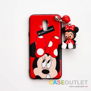 เคส J7 Plus Minnie พวงกุญแจ ห้อย ตั้งได้