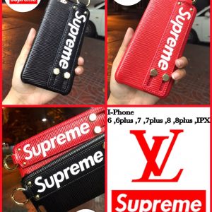 เคส IphoneX LV Louis Supreme Strap หลุยส์ สายสอดมือ