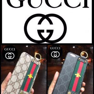 เคส IphoneX Gucci Strap หลุยส์ สายสอดมือ