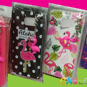 Note5 เคสนิ่ม ฟลามิงโก้ พร้อมพวงกุญแจ