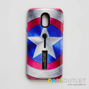 เคส J7 Plus กันกระแทก รูดตั้งได้ ลายCaptain America