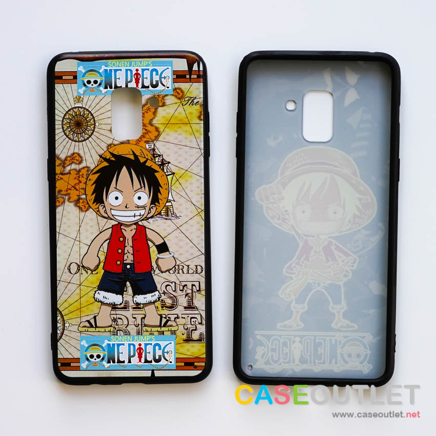 A8+ 2018 เคสสกรีนลายการ์ตูน